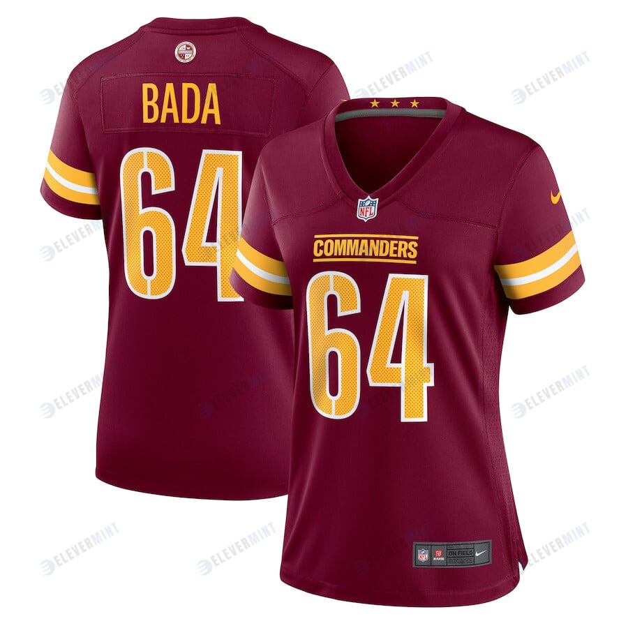 David Bada 64 Washington Commanders Women Game Jersey - Burgundy