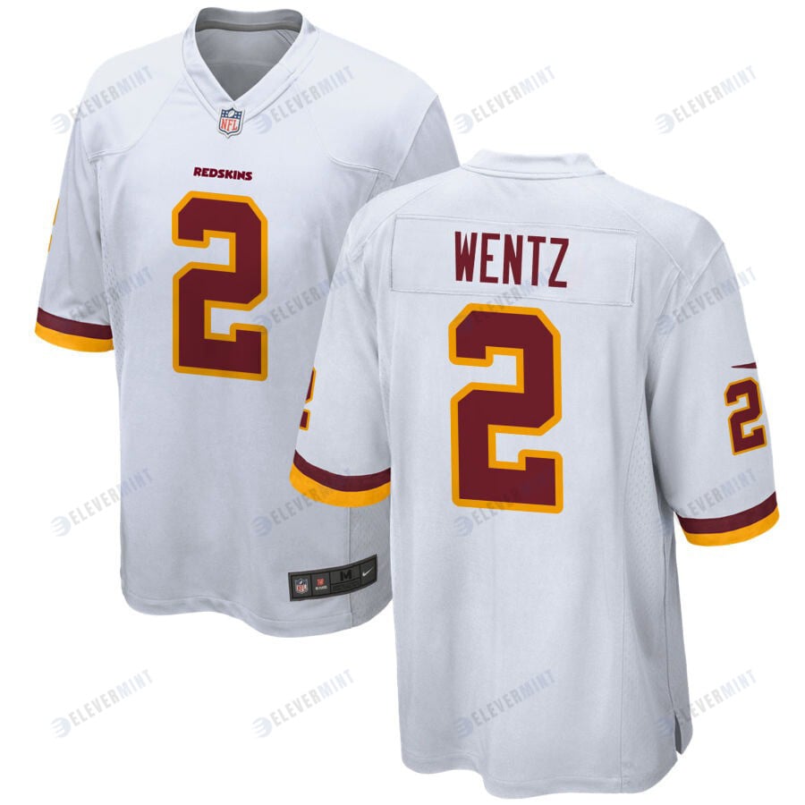 Washington Commanders Carson Wentz 2 Game Jersey - White Jersey