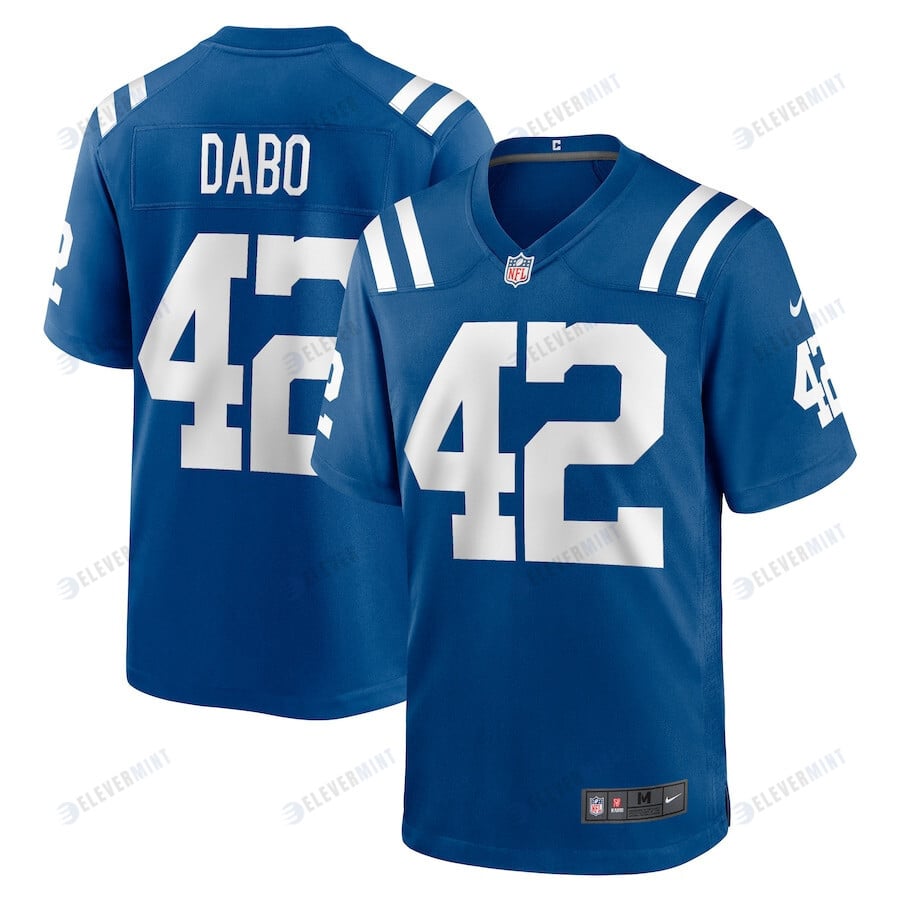 Marcel Dabo 42 Indianapolis Colts Men Game Jersey - Royal